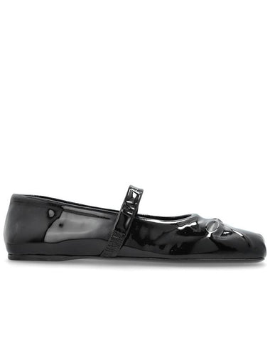 Marni Leather Ballerinas, Women's, Black - MARNI - BALAAN 1