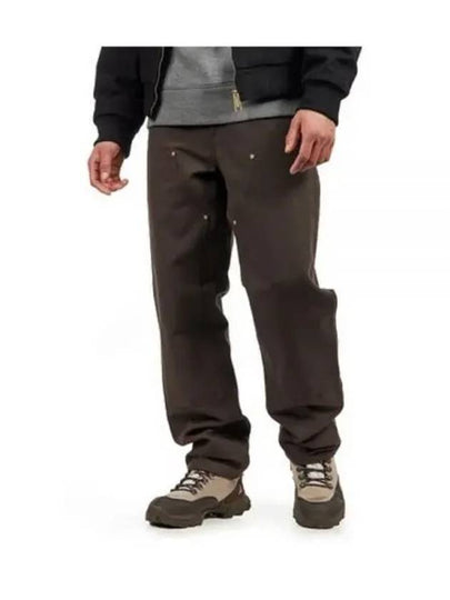 Dearborn Canvas Double Knee Straight Pants Brown - CARHARTT WIP - BALAAN 2