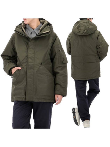 GORE TEX DOWN HOOD PADDING SUBF357E KHAKI GREEN - NANAMICA - BALAAN 1