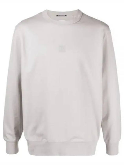 Metropolis Series Stretch Fleece Logo Sweatshirt Grey - CP COMPANY - BALAAN 2