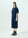 Women's Volume Sleeve Long One-Piece Navy - VOYONN - BALAAN 8