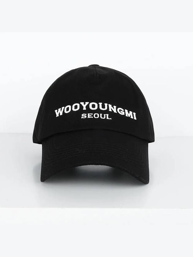 Embroidery Logo Seoul Ball Cap Black - WOOYOUNGMI - BALAAN 6