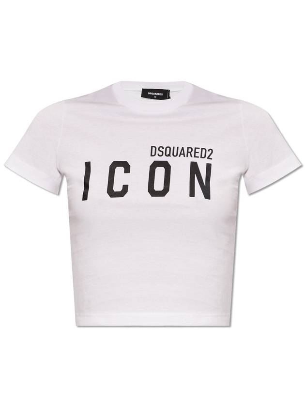 BE Icon Mini Cotton T-Shirt S80GC0062S24668961 B0710998340 - DSQUARED2 - BALAAN 2