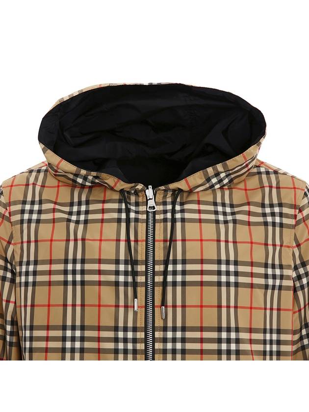 Reversible Vintage Check Hoodie Jacket Archive Beige - BURBERRY - 6
