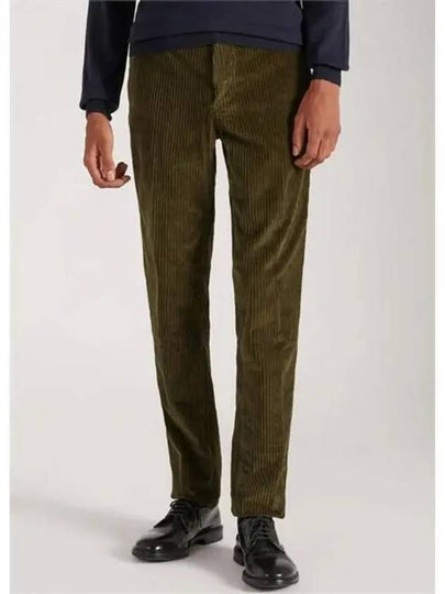 Corduroy Slim Skinny Pants Khaki - INCOTEX - BALAAN 2