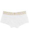 Men's Greca Border Low Rise Briefs White - VERSACE - BALAAN 3