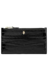 Skull Zipper Card Wallet Black - ALEXANDER MCQUEEN - BALAAN 2