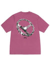 Chain Link Short Sleeve T Shirt Berry - STUSSY - BALAAN 4