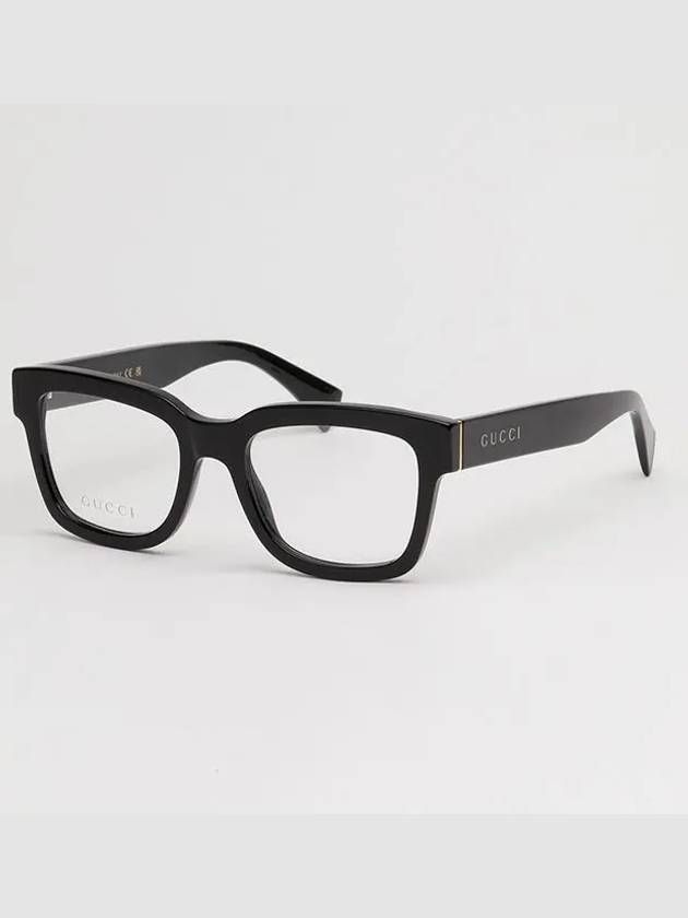 Square Acetate Eyeglasses Black - GUCCI - BALAAN 5