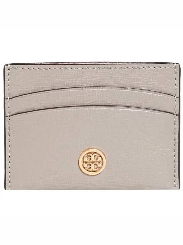 Robinson Card Wallet Grey - TORY BURCH - BALAAN 2