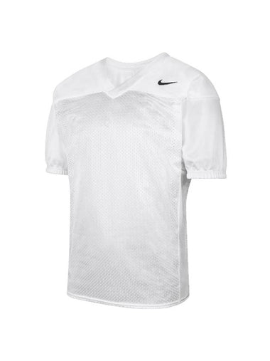 Men's Recruit Practice Jersey Short Sleeved T-Shirt White - NIKE - BALAAN 1