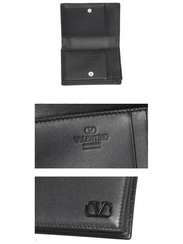 V logo 5Y2P0U14 ZQU 0NO card wallet business - VALENTINO - BALAAN 4