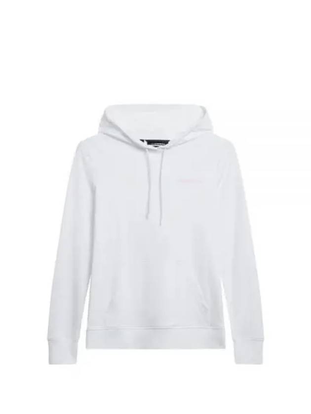 Vice Logo Relaxed Fit Hoodie White - J.LINDEBERG - BALAAN 2