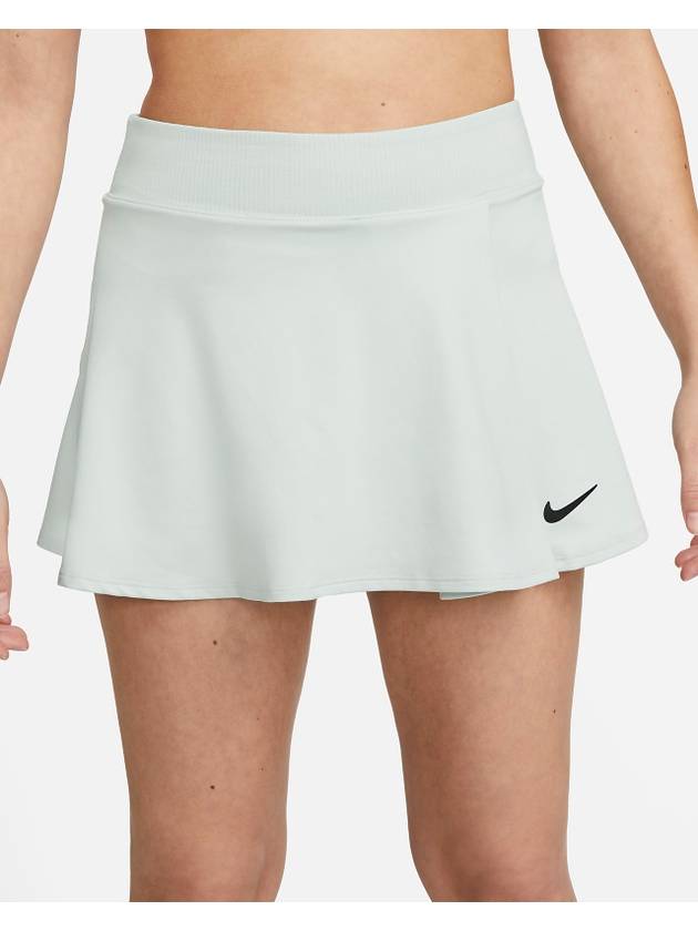 Women's Court Dry Fit Victory Tennis Pleats Skirt Grey - NIKE - BALAAN 2