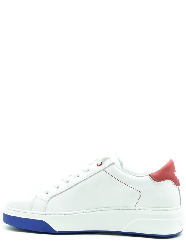 bumper red tab low top sneakers white - DSQUARED2 - BALAAN 4