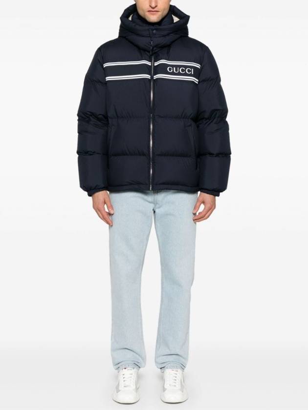 zip up puffer jacket - GUCCI - BALAAN 3