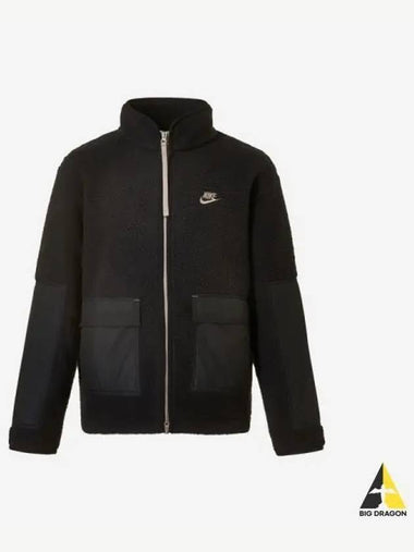 Men s Sportswear Essentials Sherpa Fleece Jacket 010 - NIKE - BALAAN 1