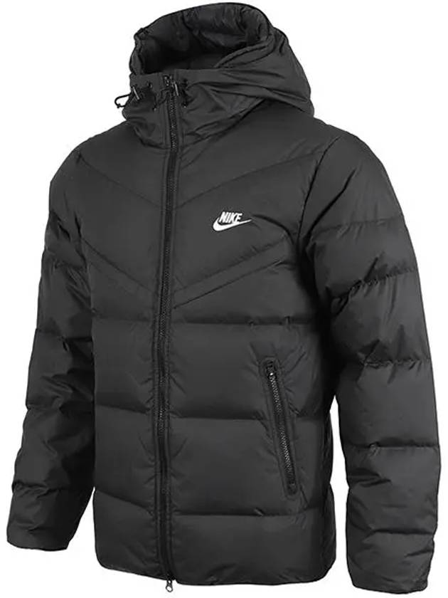 Storm Fit Wind Runner Hooded Padding Black - NIKE - BALAAN 3