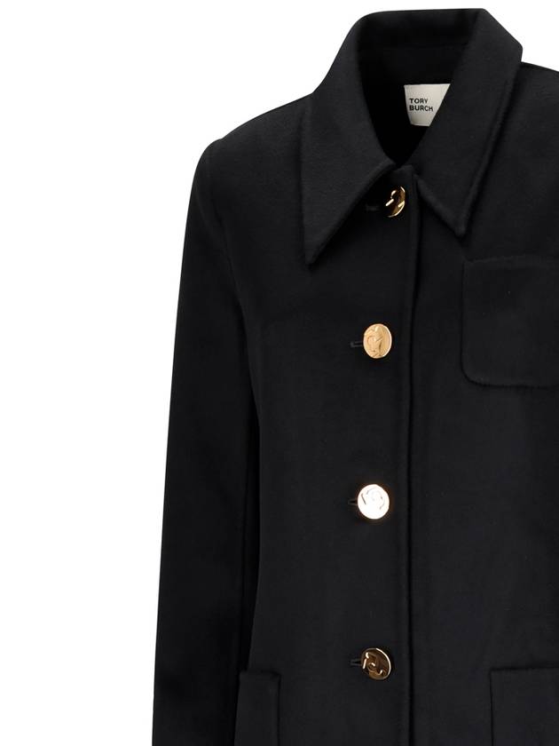 BRUSHED WOOL COAT - TORY BURCH - BALAAN 3