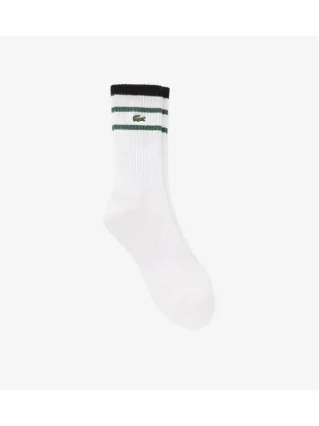 men sport socks white - LACOSTE - BALAAN 1