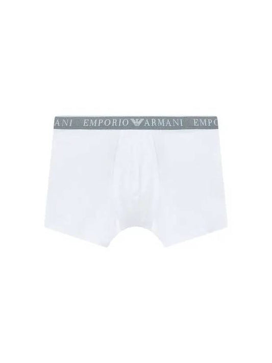 UNDERWEAR Men s Embossed Logo Band Long Drawn White - EMPORIO ARMANI - BALAAN 1