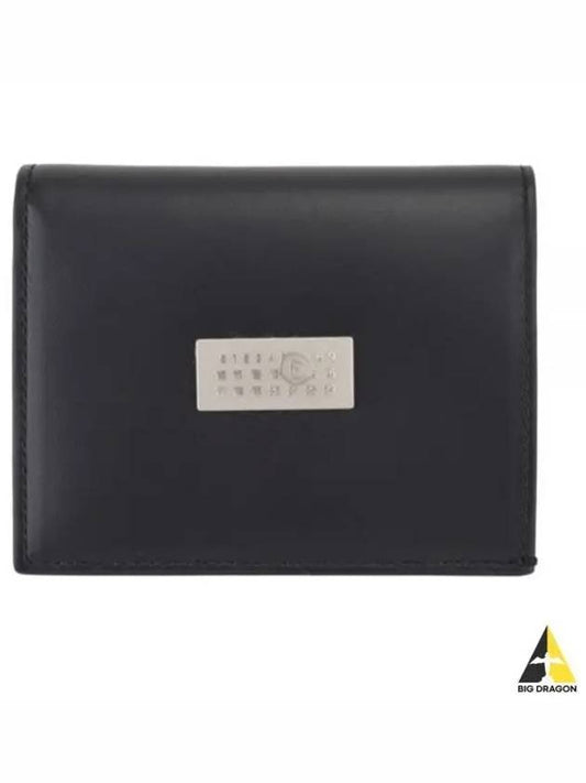 Numeric Logo Tag Bifold Half Wallet Black - MAISON MARGIELA - BALAAN 2