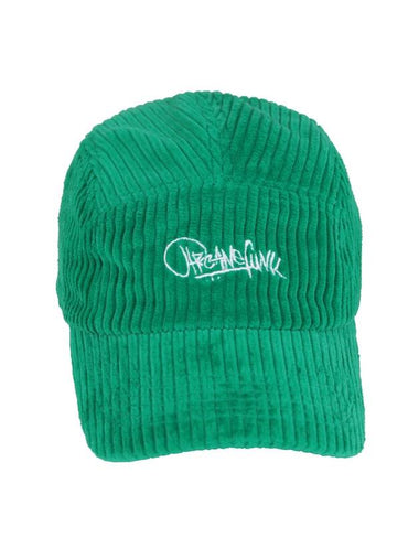 Corduroy Logo Camp Ball Cap Green - ARCANE FUNK - BALAAN 1