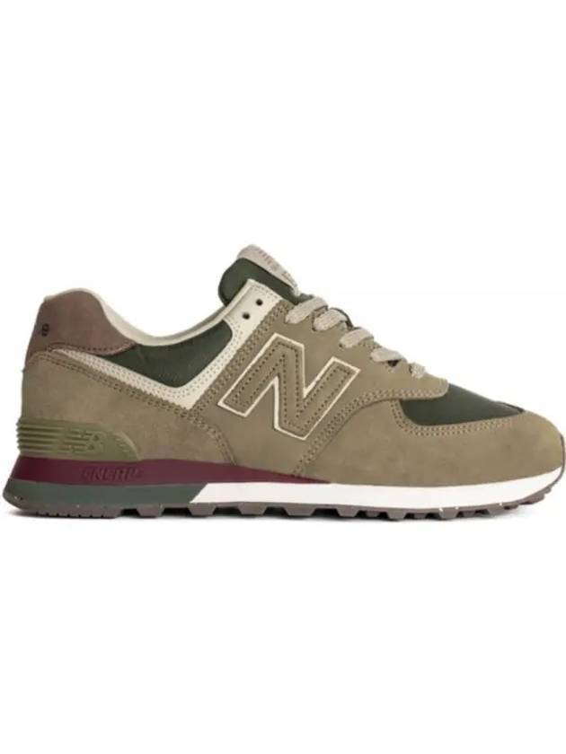 New Balance 574 Low Top Sneakers Olive Bone - NEW BALANCE - BALAAN 1