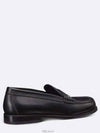 Granville Oblique Leather Loafer Black - DIOR - BALAAN 4