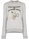 Snoopy Crew Neck Sweatshirt Grey - SAINT LAURENT - BALAAN 2