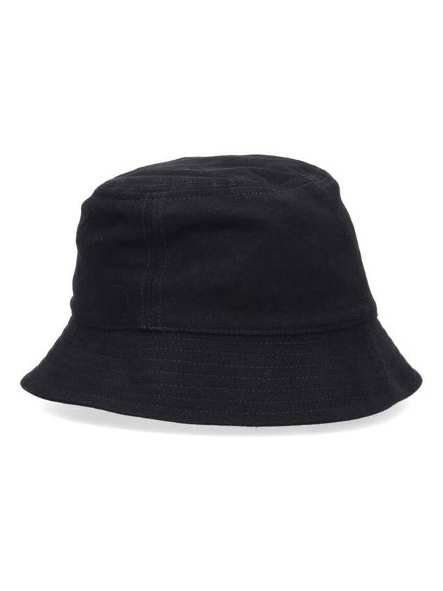 Haley Embroidered Logo Bucket Hat Black - ISABEL MARANT - BALAAN 3