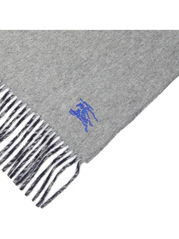 EKD embroidered cashmere scarf 8077824 - BURBERRY - BALAAN 7