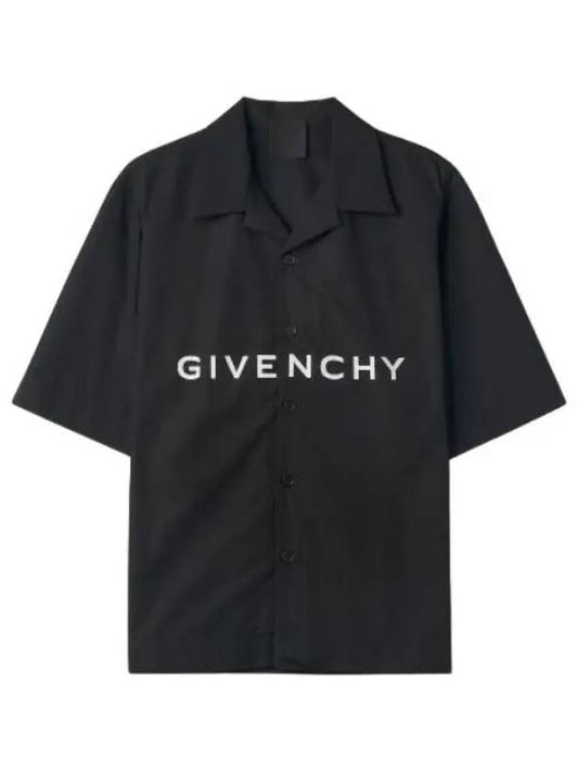 logo shirt black - GIVENCHY - BALAAN 1