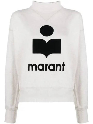 Moby Logo Print Sweatshirt Ecru - ISABEL MARANT - BALAAN 1