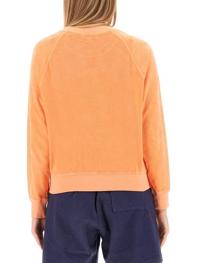 NY Tennis Club Terry Cotton Sweatshirt Orange - SPORTY & RICH - BALAAN 4