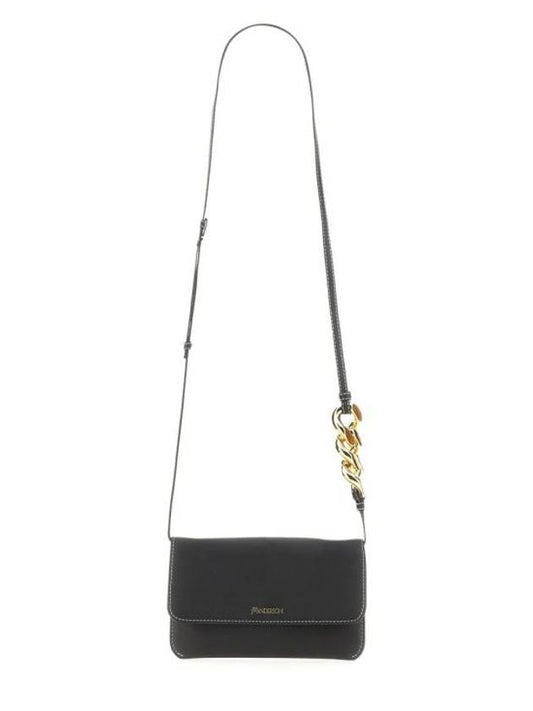 Logo Print Small Shoulder Bag Black - JW ANDERSON - BALAAN 1