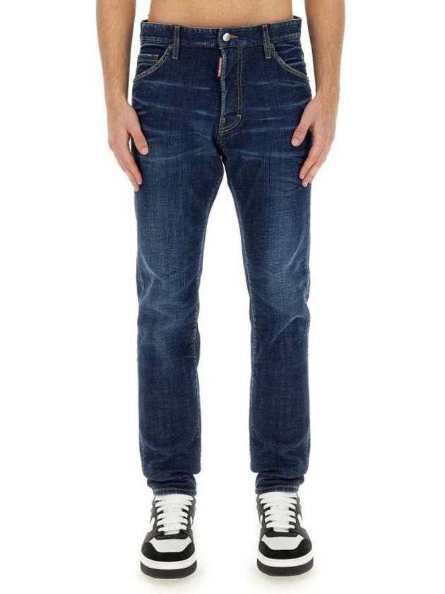 Cool Guy Straight Leg Jeans Blue - DSQUARED2 - BALAAN 1