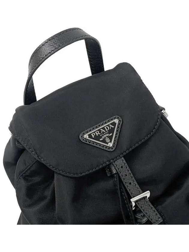 Re-Nylon Mini Backpack Black - PRADA - BALAAN 6