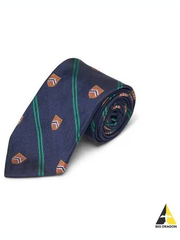 silk club tie navy - POLO RALPH LAUREN - BALAAN 1