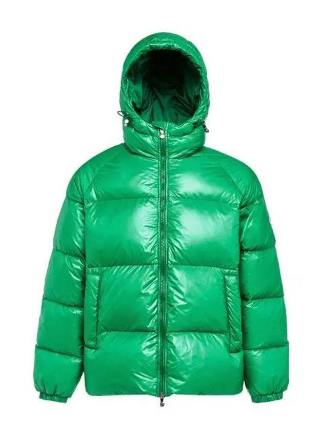 STEN Hooded Unisex Down Jacket Frog - PYRENEX - BALAAN 1