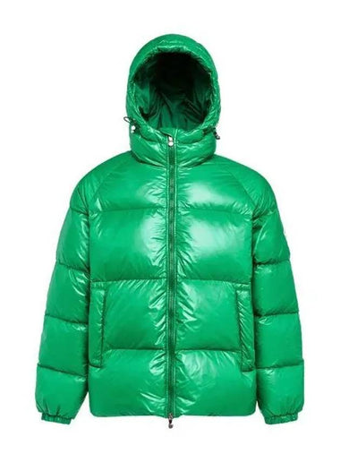 STEN Hooded Unisex Down Jacket Frog - PYRENEX - BALAAN 1