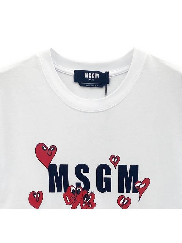 Heart logo short sleeve t-shirt 3240MM178 - MSGM - BALAAN 6