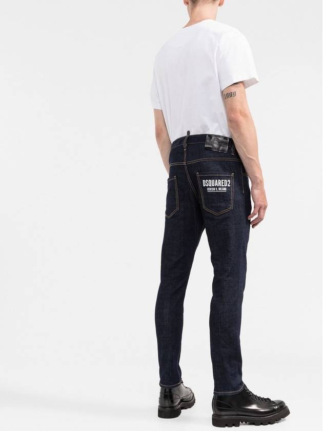 Lettering Printing Raw Skater Jeans - DSQUARED2 - BALAAN 5