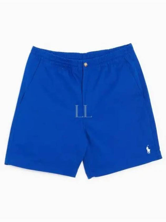 Men's Embroidered Prepster Pony Shorts Blue - POLO RALPH LAUREN - BALAAN 2