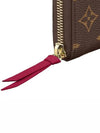 Monogram Clemence Long Wallet Brown Fuchsia - LOUIS VUITTON - BALAAN 5