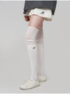 Sheer High Knee Socks White - ATHPLATFORM - BALAAN 1