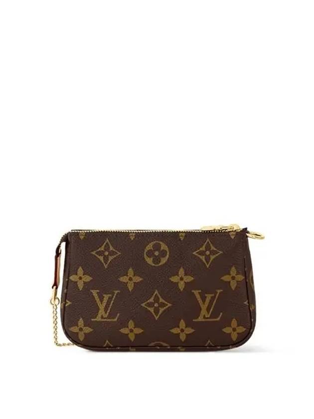 Monogram Mini Pochette Shoulder Bag Brown - LOUIS VUITTON - BALAAN 3