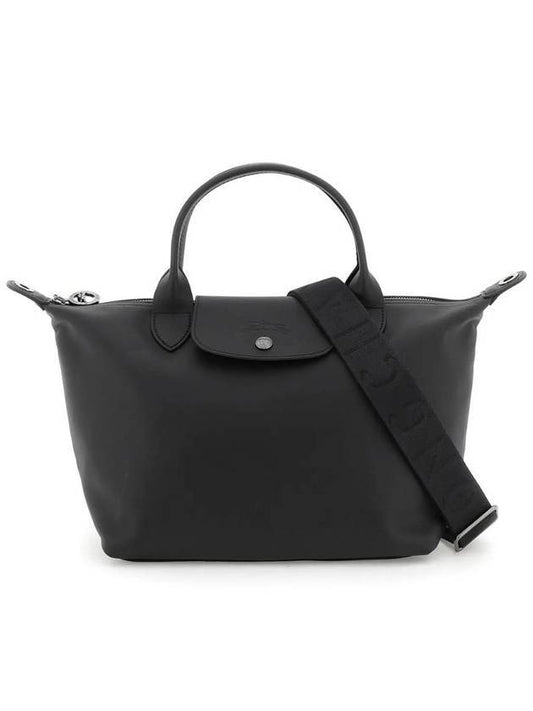 Le Pliage Xtra Leather Tote Bag Black - LONGCHAMP - BALAAN 1