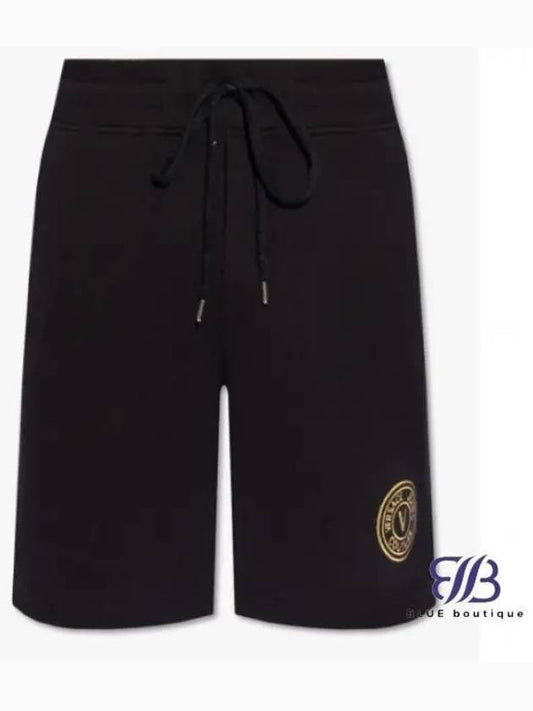 COUTURE SWEATSHORTS 76GADT02 CF01T G89 cotton sweat shorts - VERSACE - BALAAN 1