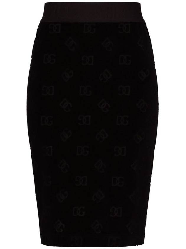 logo print bodycon skirt F4CJUTFJ7DL - DOLCE&GABBANA - BALAAN 2